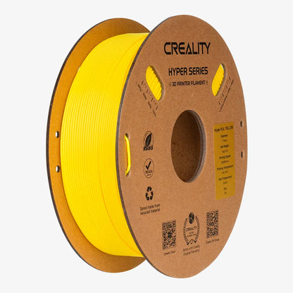 Filamento PLA para Impressora 3D Creality Hyper Fast PLA 1 Kg/Rolo 1.75 mm Amarelo Creality
