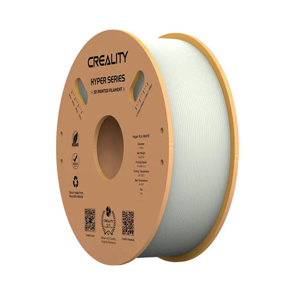 Filamento PLA para Impressora 3D Creality Hyper Fast PLA 1 Kg/Rolo 1.75 mm Branco Creality