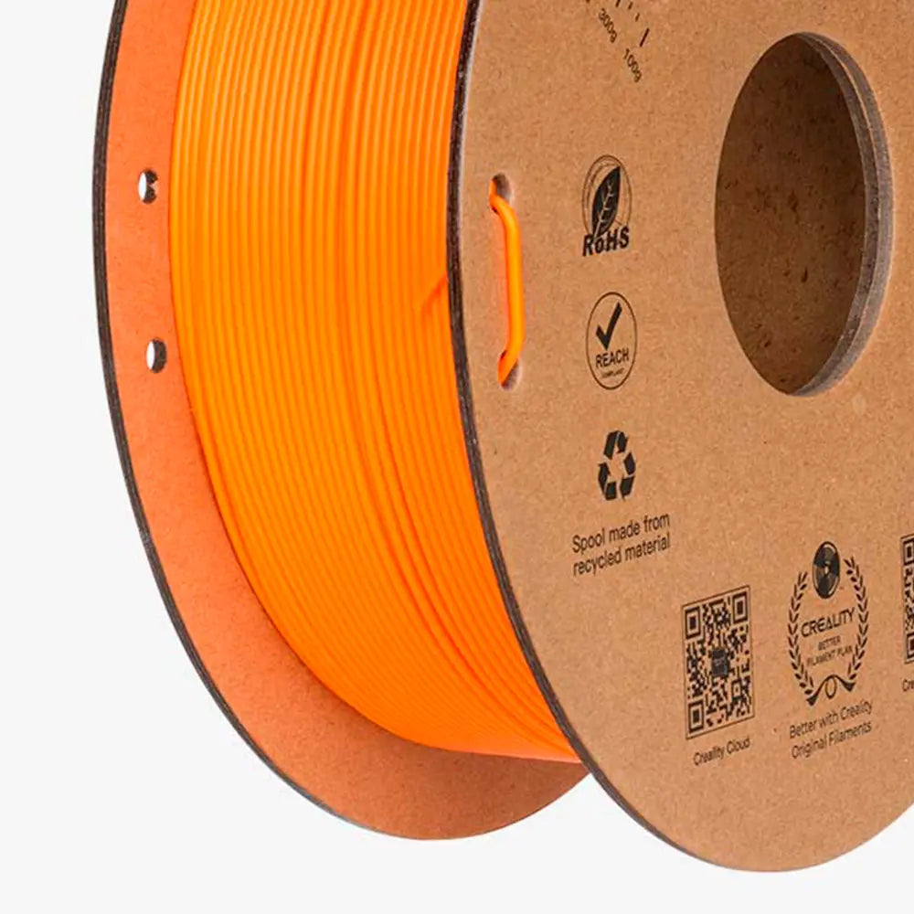 Filamento PLA para Impressora 3D Creality Hyper Fast PLA 1 Kg/Rolo 1.75 mm Laranja Creality
