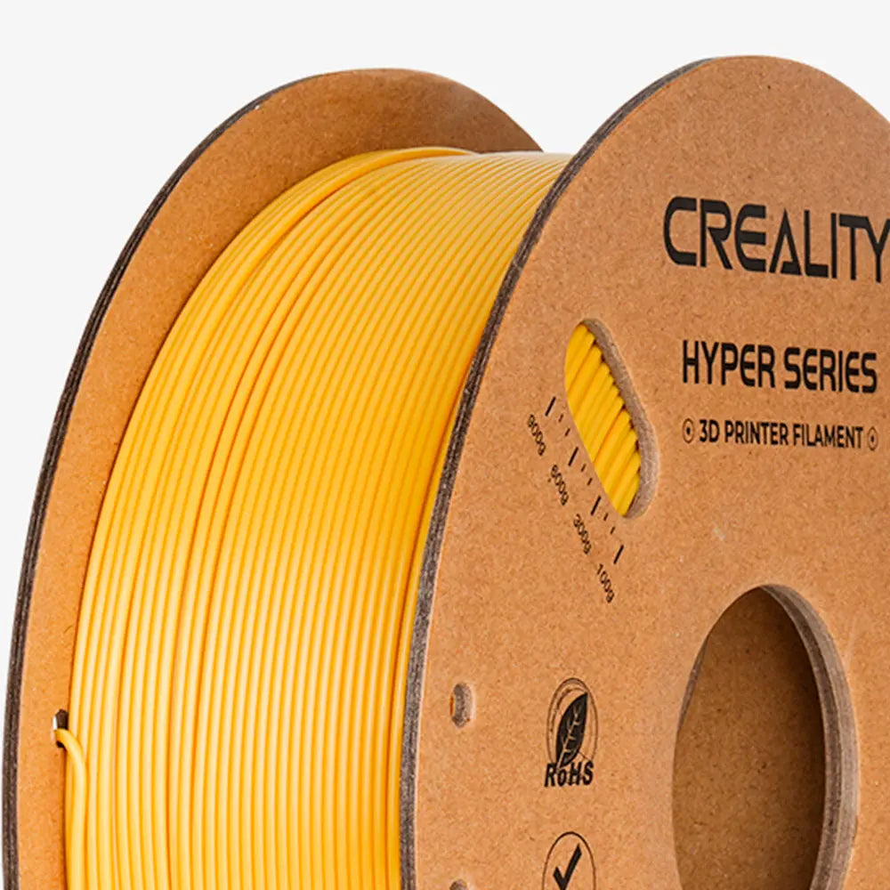 Filamento PLA para Impressora 3D Creality Hyper Fast PLA 1 Kg/Rolo 1.75 mm Ouro Creality
