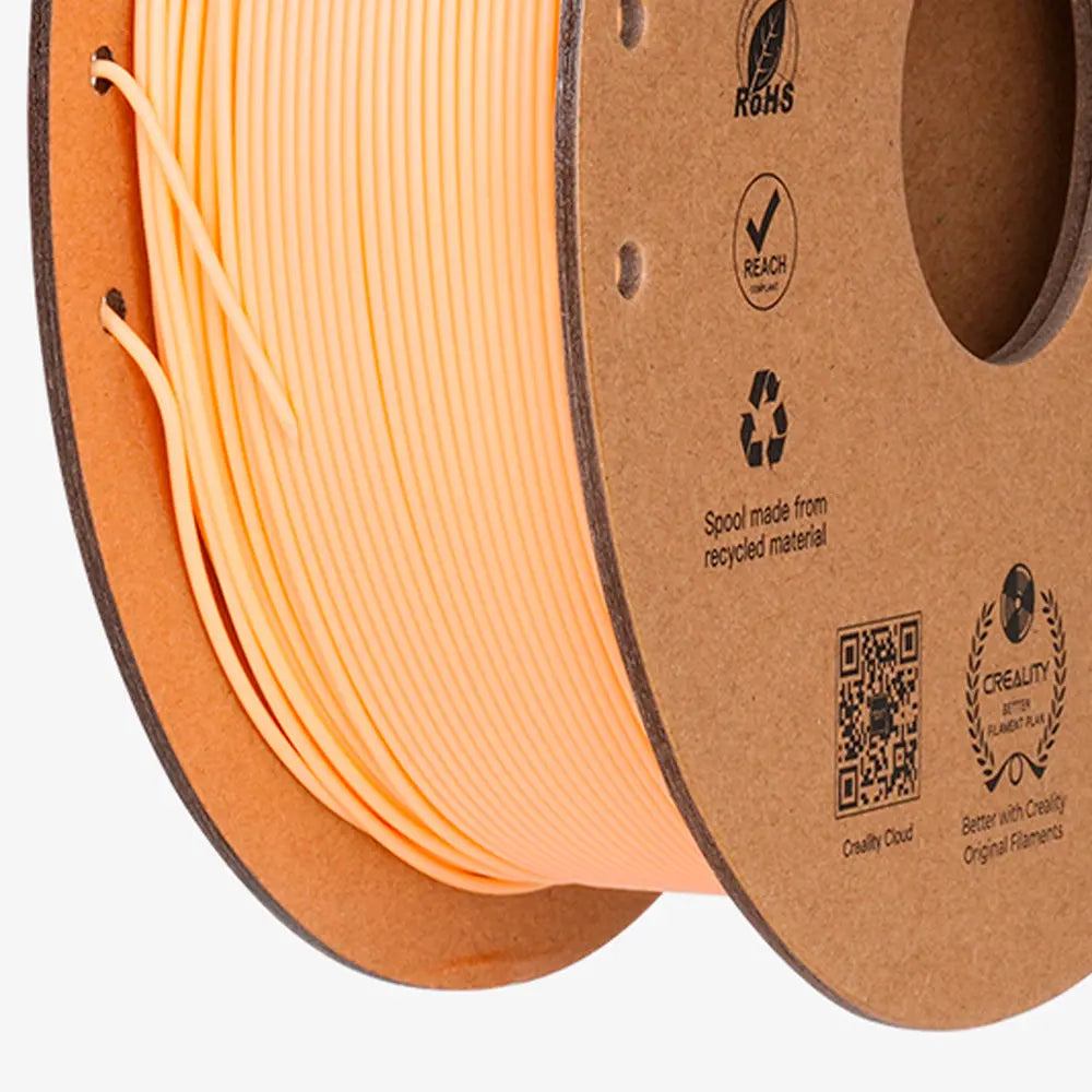 Filamento PLA para Impressora 3D Creality Hyper Fast PLA 1 Kg/Rolo 1.75 mm Pêssego Creality