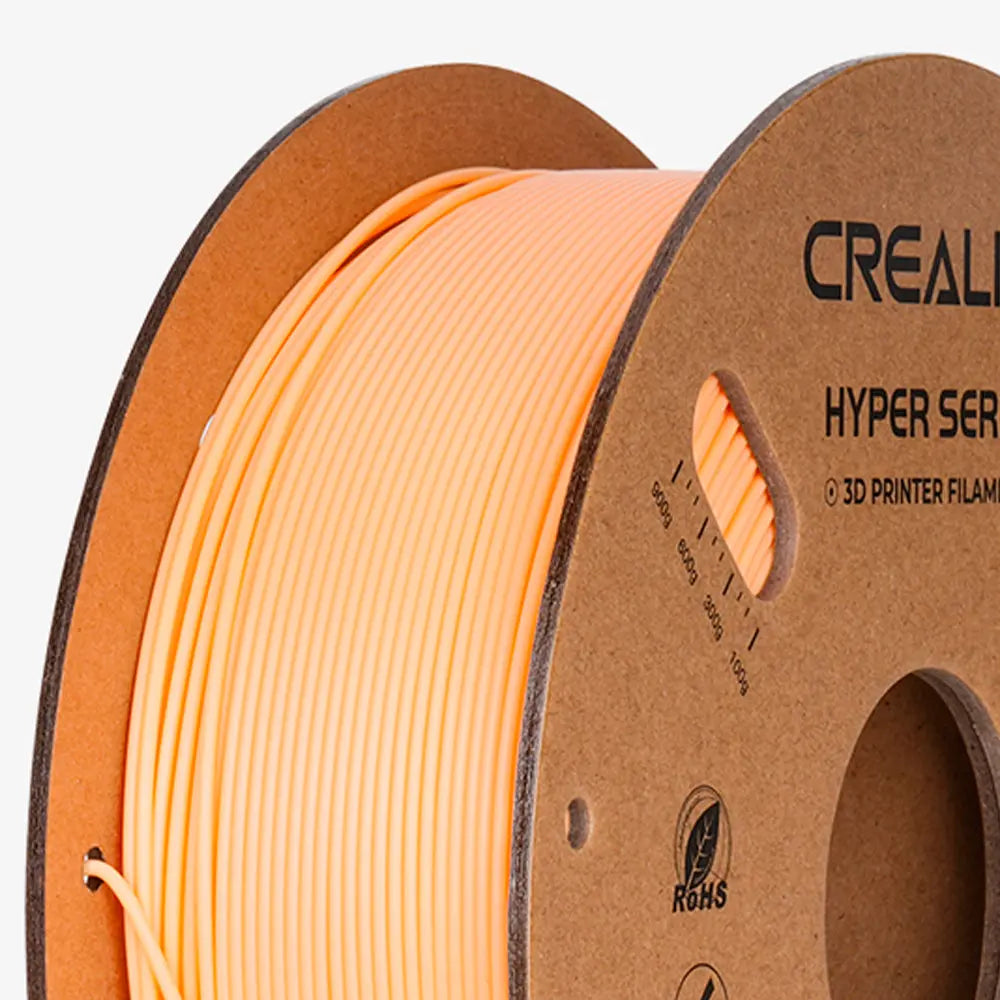 Filamento PLA para Impressora 3D Creality Hyper Fast PLA 1 Kg/Rolo 1.75 mm Pêssego Creality