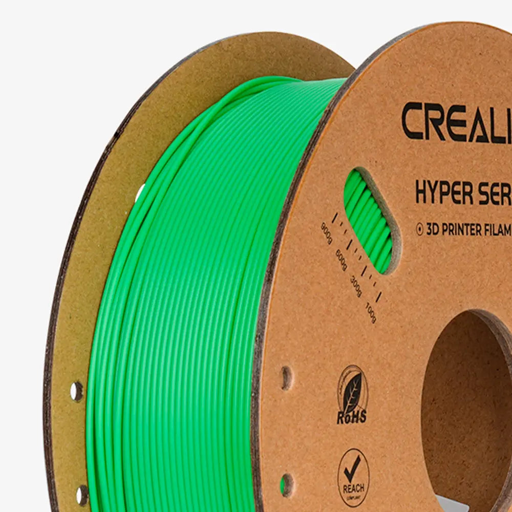 Filamento PLA para Impressora 3D Creality Hyper Fast PLA 1 Kg/Rolo 1.75 mm Verde Creality