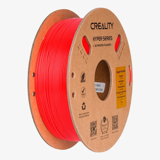 Filamento PLA para Impressora 3D Creality Hyper Fast PLA 1 Kg/Rolo 1.75 mm Vermelho Creality