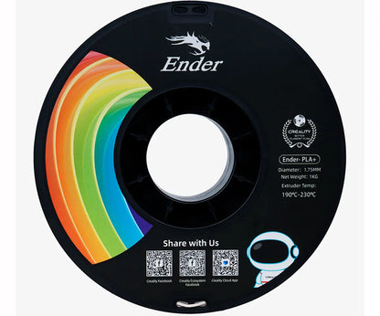 Filamento para Impressora 3D Creality Ender PLA+ 1.75mm Arco Íris 1 Kg Creality