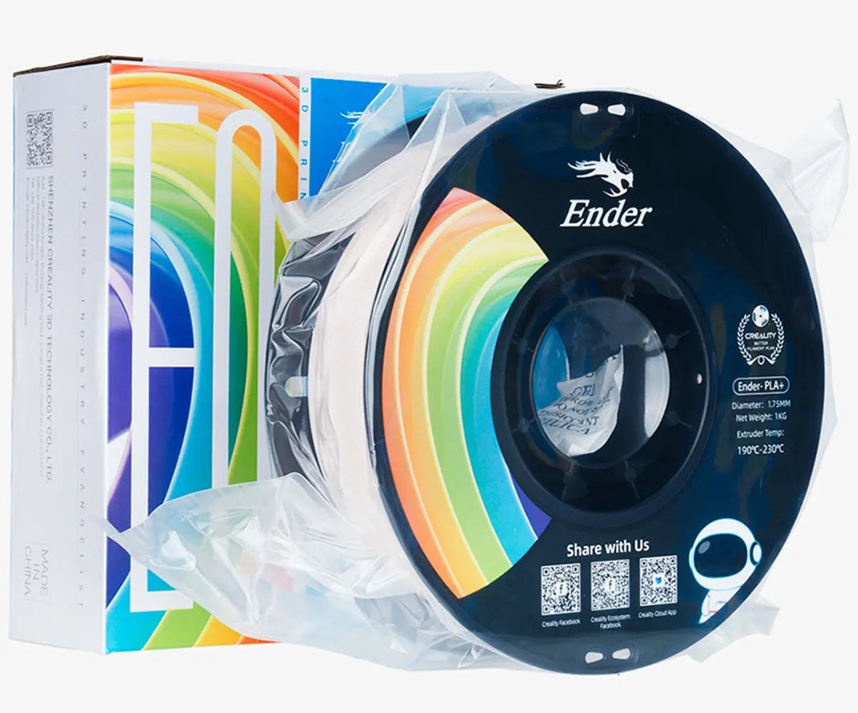 Filamento para Impressora 3D Creality Ender PLA+ 1.75mm Bege 1 Kg Creality