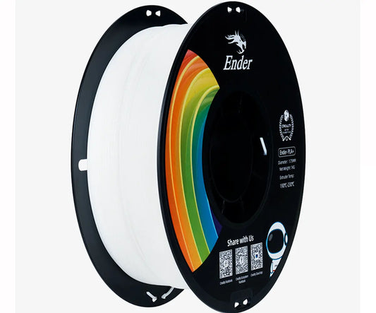 Filamento para Impressora 3D Creality Ender PLA+ 1.75mm Branco 1 Kg Creality