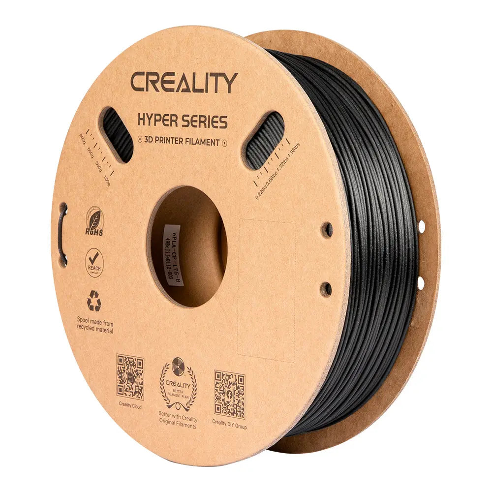 Kit Impressora 3D Creality Ender-3 V3 SE Filamento Arco Íris PLA Lago da Prim e Hyper PLA-CF Preto Creality