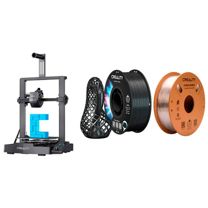 Kit Impressora 3D Creality Ender-3 V3 SE com Filamento Hyper PETG e Filamento CR-ABS Creality