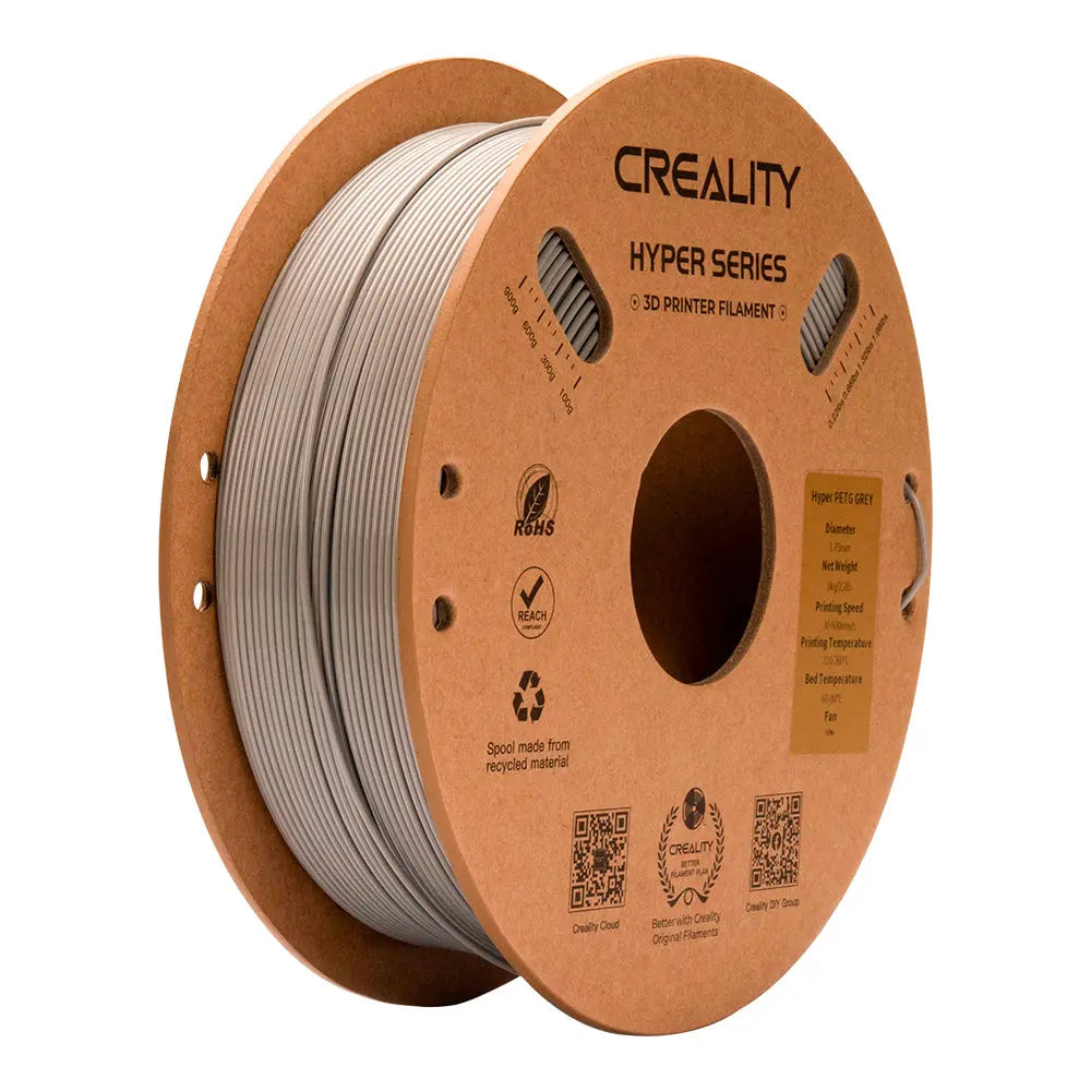 Kit Impressora 3D Creality Ender-3 V3 com Filamento Ender Fast PLA Fogo Vermelho e Hyper PETG Cinza Creality