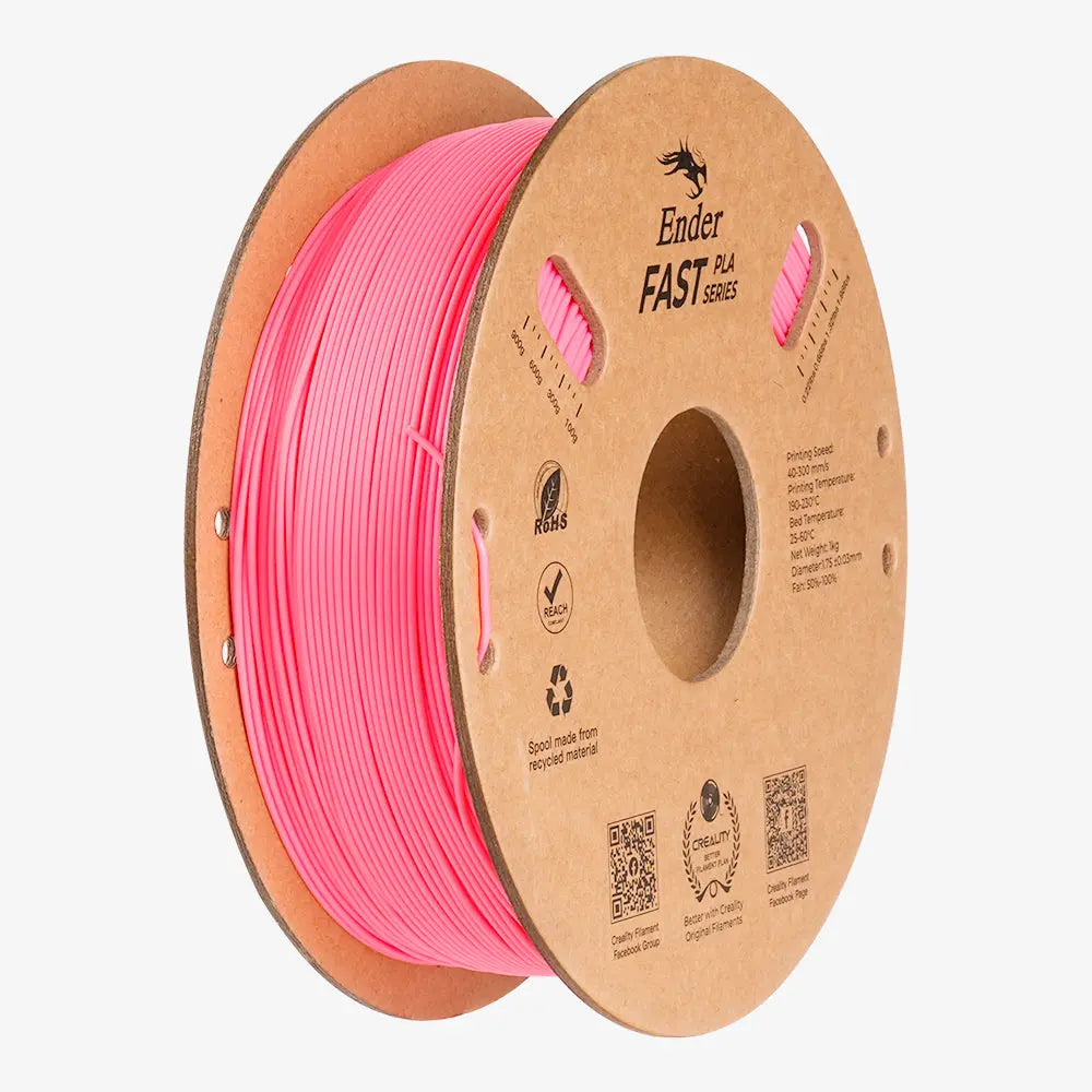 Kit Impressora 3D Creality Ender-3 V3 com Filamento Ender Fast PLA Rosa e Ender Fast PLA Cinza Creality