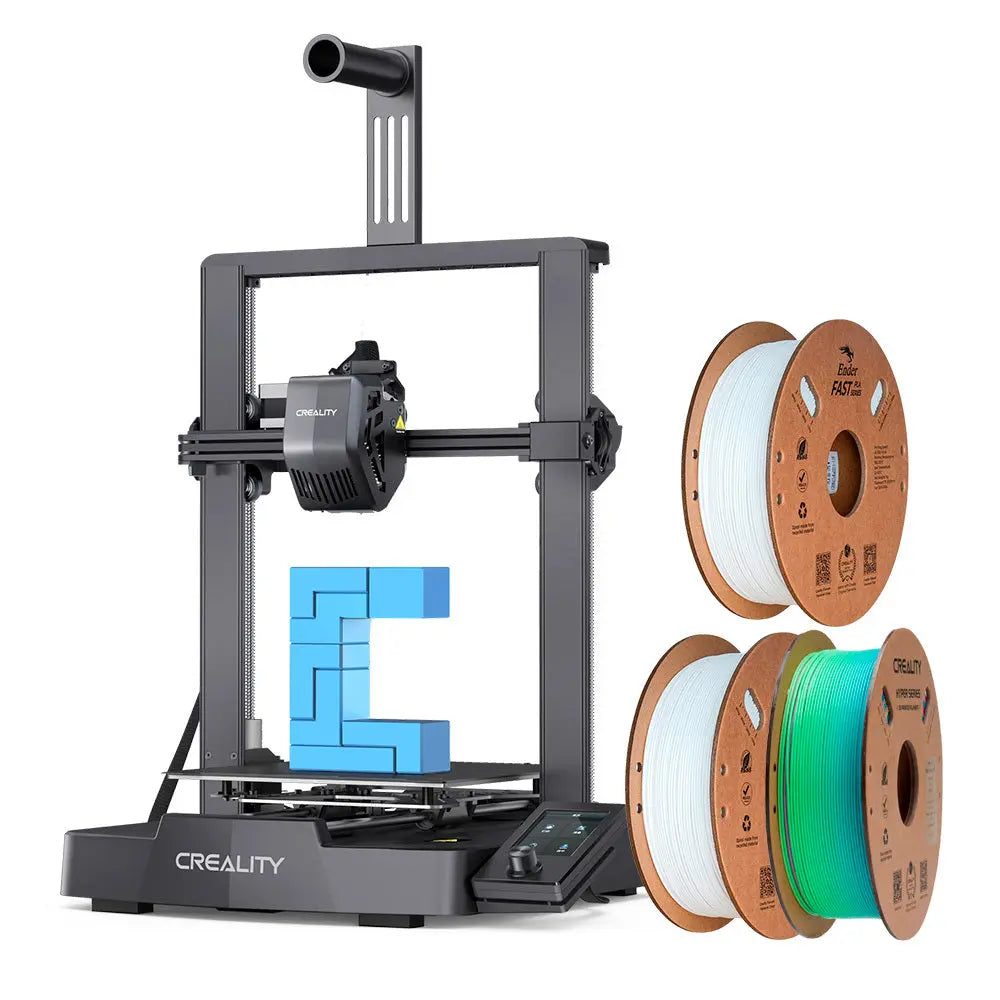 Kit Impressora 3D Creality Ender3 V3 SE Filamento Arco Íris PLA Selvagem Curta e Ender Fast PLA Bran Creality