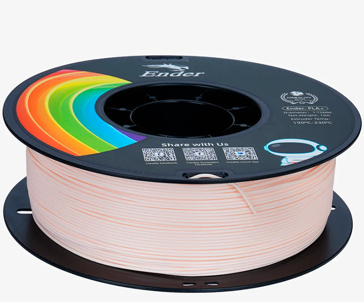 Kit Impressora 3D Creality Hi Combo e Filamentos Ender PLA Bege e Branco Creality