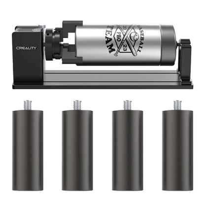 Kit Rotativo para Gravação a Laser com 4 Suportes Creality Pro Compatível com Falcon2 Creality