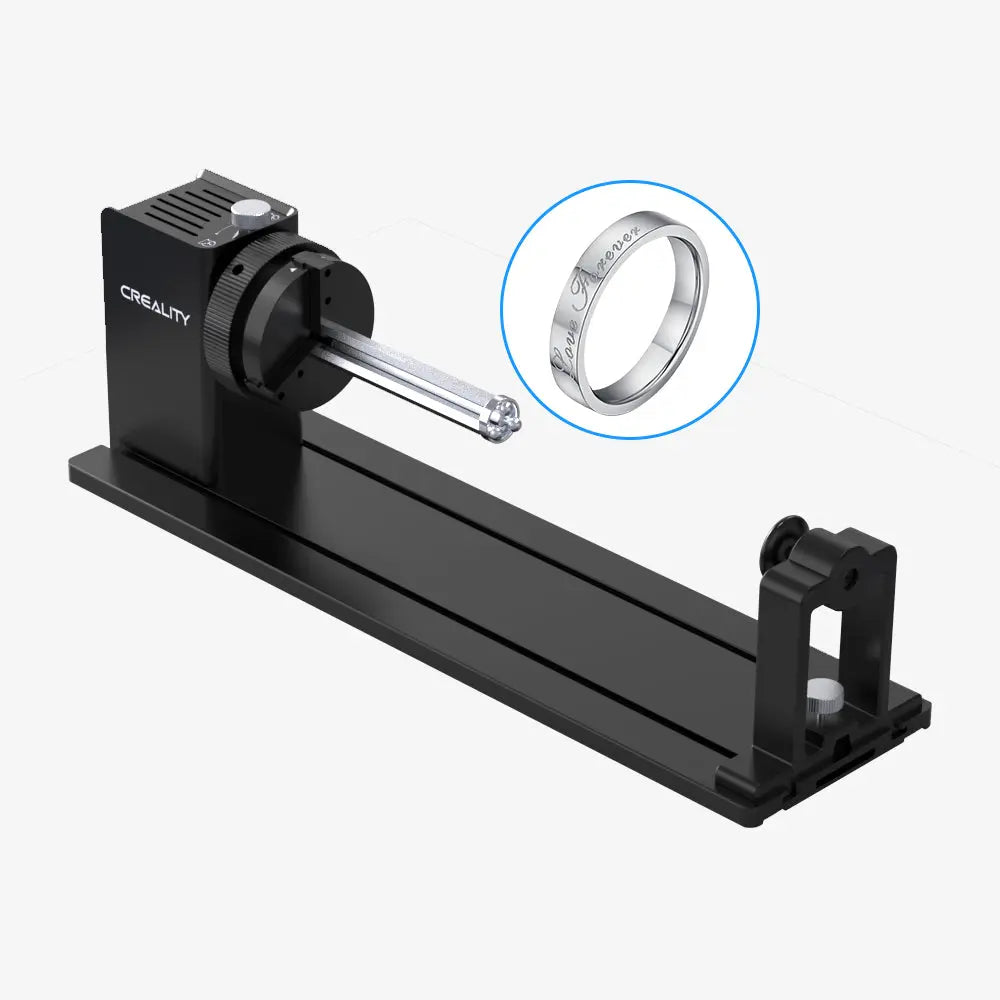 Kit Rotativo para Gravação a Laser com 4 Suportes Creality Pro Compatível com Falcon2 Creality