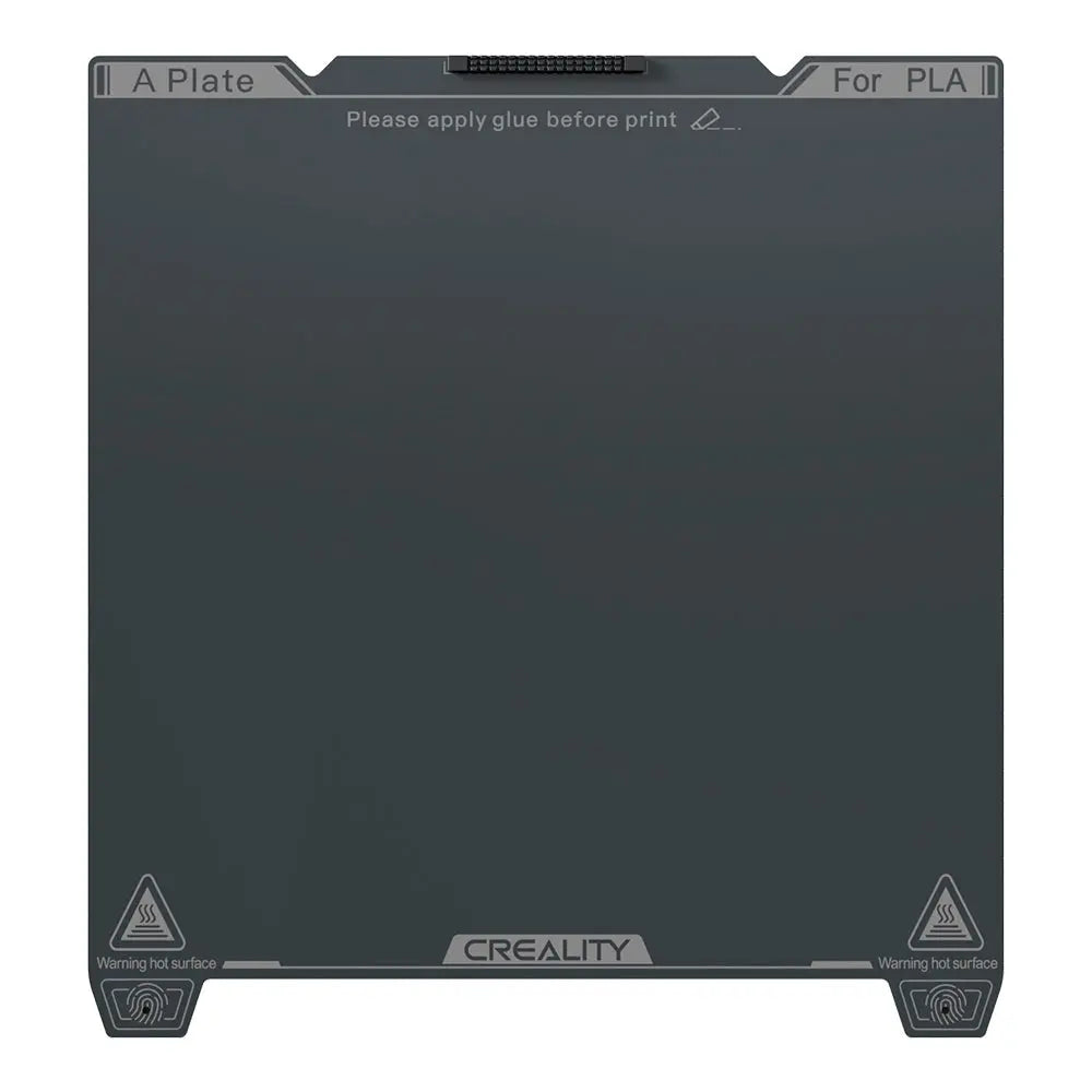 Placa para Plataforma de Impressão 3D Lisa Creality PEI 235x235mm K1C sem Adesivo Magnético Creality