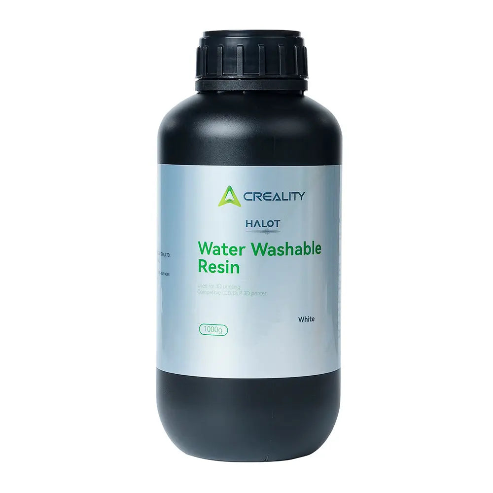 Resina para Impressora 3D Creality Lavável com Água, Alta Precisão 1 Kg Branco Creality