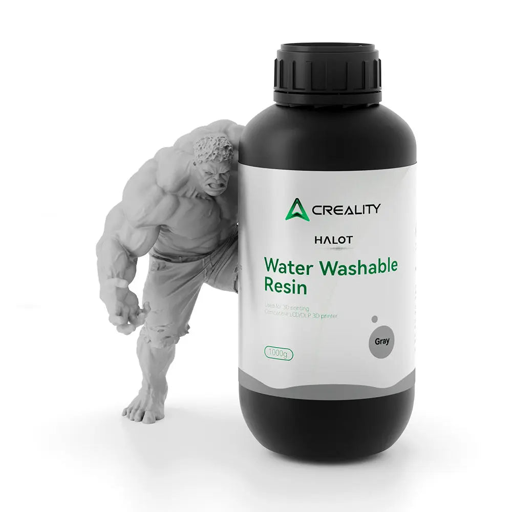 Resina para Impressora 3D Creality Lavável com Água, Alta Precisão 1 Kg Cinza Creality