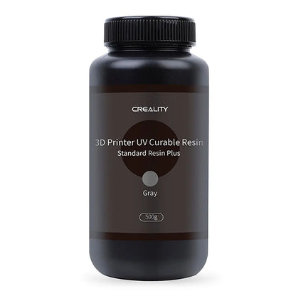 Resina para Impressora 3D Creality Padrão LCD Plus 0,5 Kg de Alta Precisão e Cura Rápida Cinza Creality