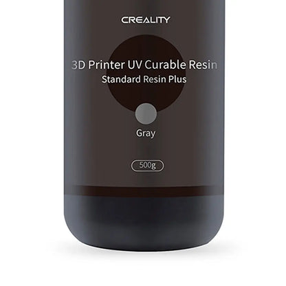 Resina para Impressora 3D Creality Padrão LCD Plus 0,5 Kg de Alta Precisão e Cura Rápida Cinza Creality
