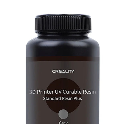 Resina para Impressora 3D Creality Padrão LCD Plus 0,5 Kg de Alta Precisão e Cura Rápida Cinza Creality